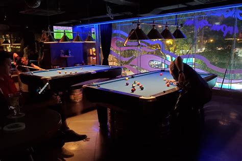 When I first enter the bar, the bartenders were super friendly. . Restaurants with pool tables